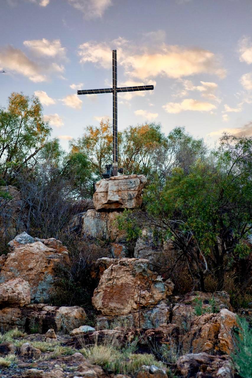 Cross on the hill at Solid Ground